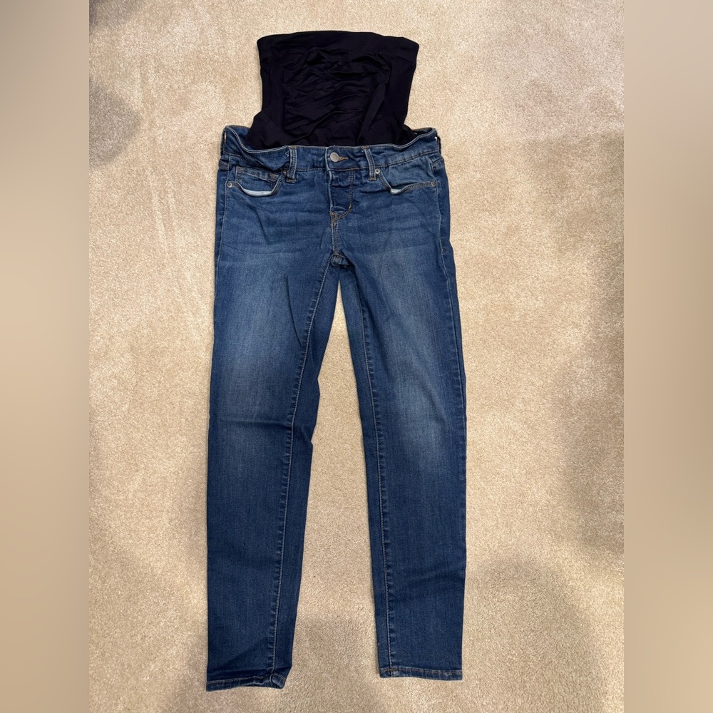 Blanqi Medium Wash Maternity Jeans